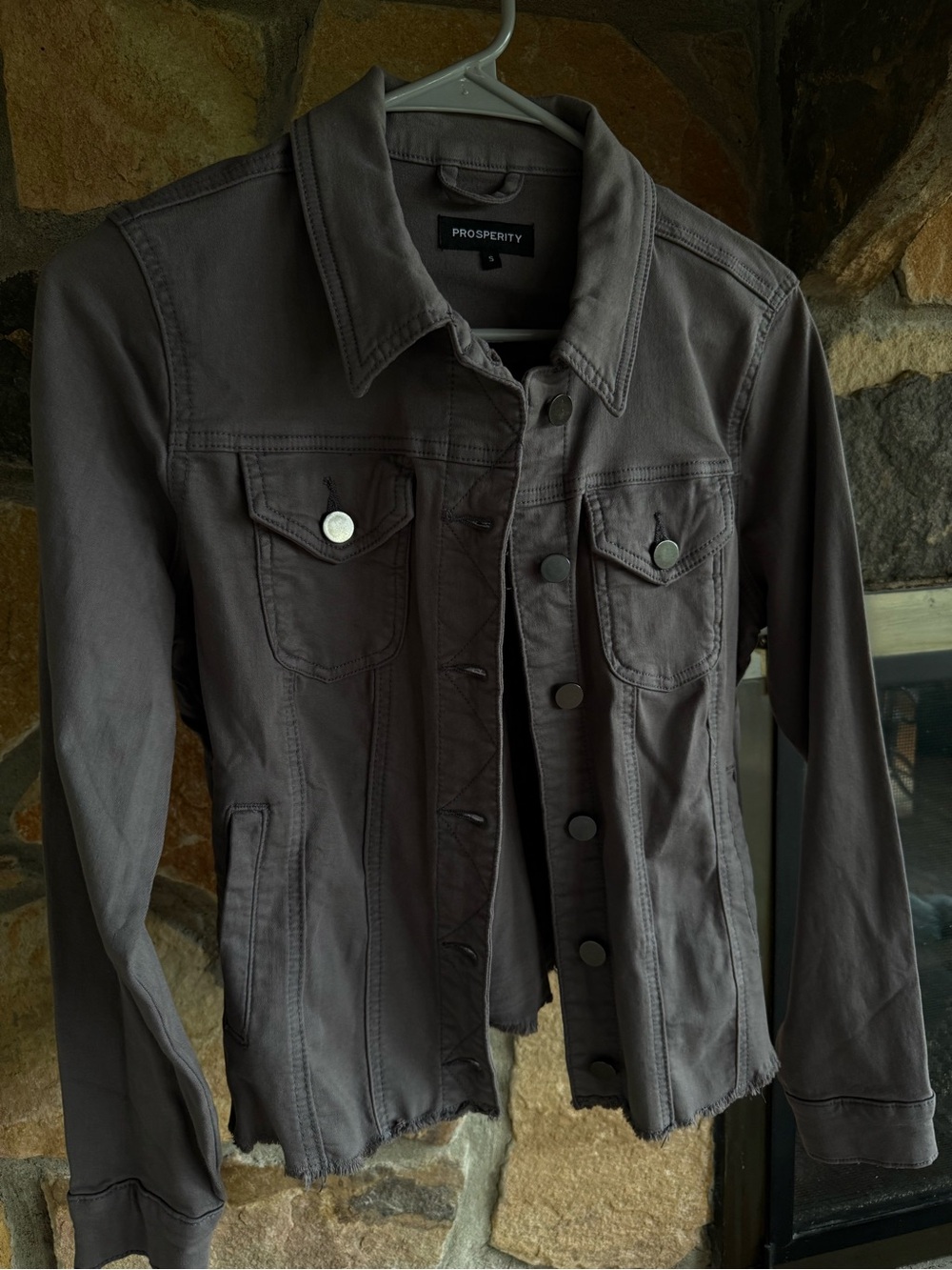 Women's Dark Gray Denim Jacket